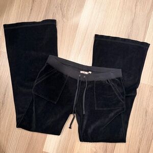 Juicy Couture Black Velour Pants:sold
